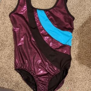 Danskin Black and Blue Activewear 7/8